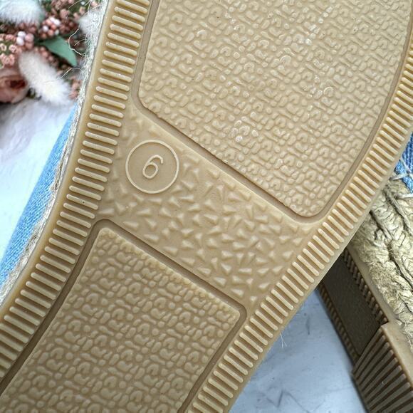 Marc Fisher Mandia 2 Denim Espadrille‎ Sneakers Size 6 - Picture 7 of 10